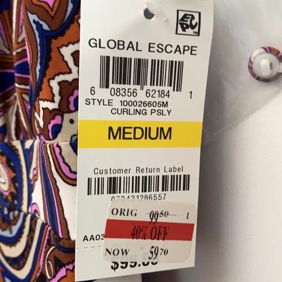 INC Strappy Maxi Dress. Black, Pink, Burgundy. Size M NWT #001 - Picture 5 of 8